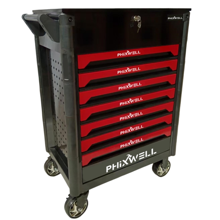719508 PHIXWELL Armoire de rangement pour outils 7 tiroirs