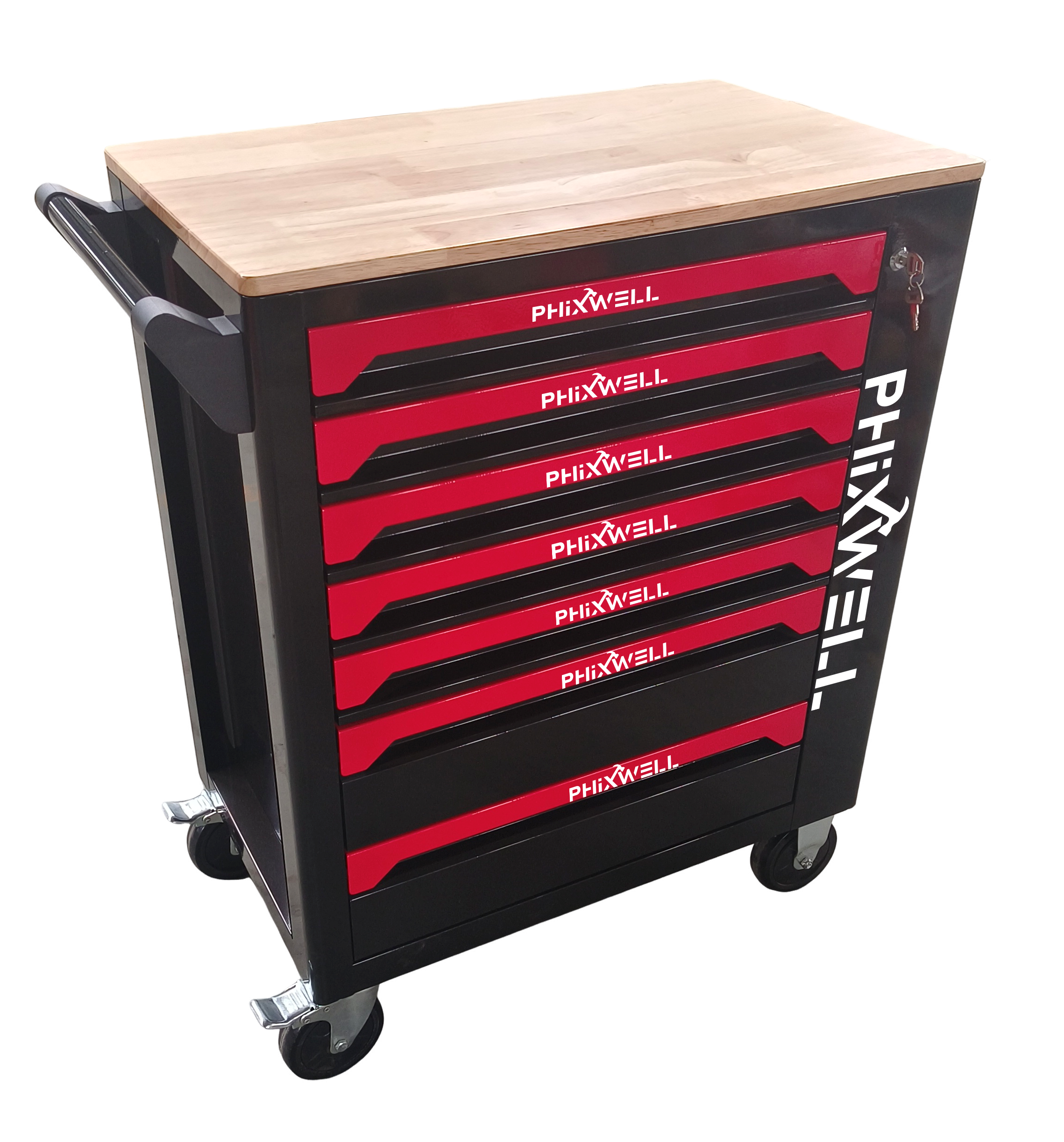 719507 PHIXWELL Armoire à outils 7 tiroirs avec comptoir