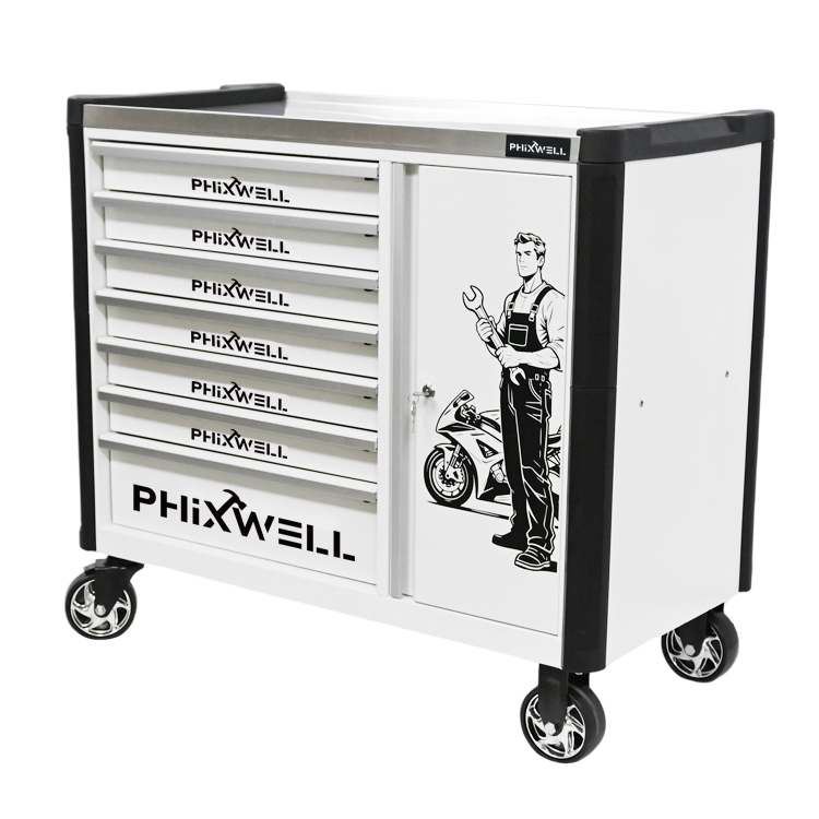 719516 PHIXWELL Armoire à outils nouveau modèle à 7 tiroirs
