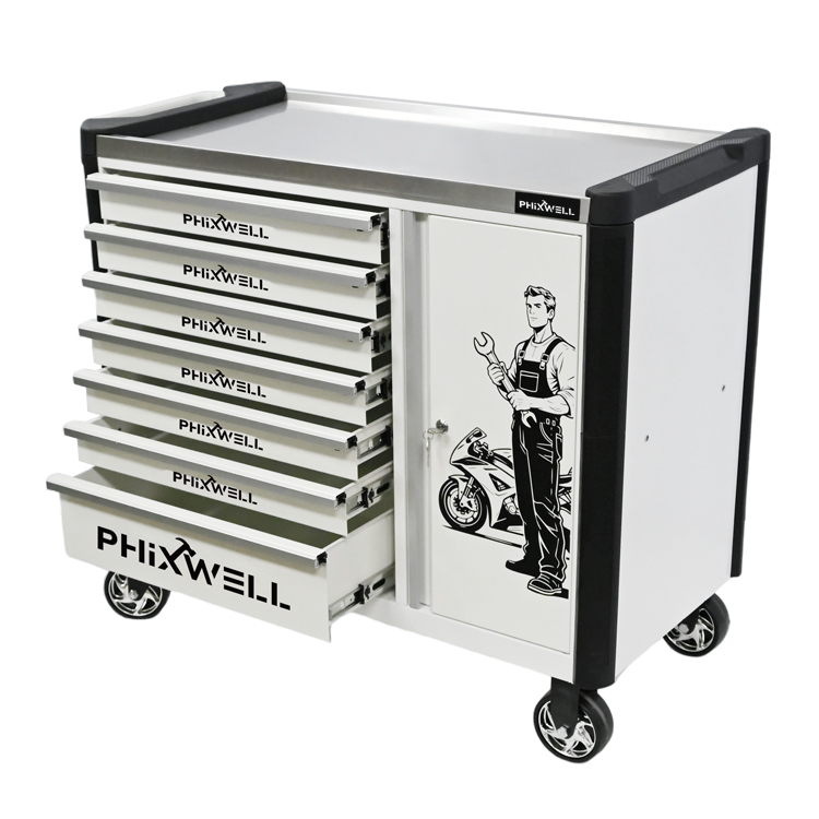 719516 PHIXWELL Armoire à outils nouveau modèle à 7 tiroirs