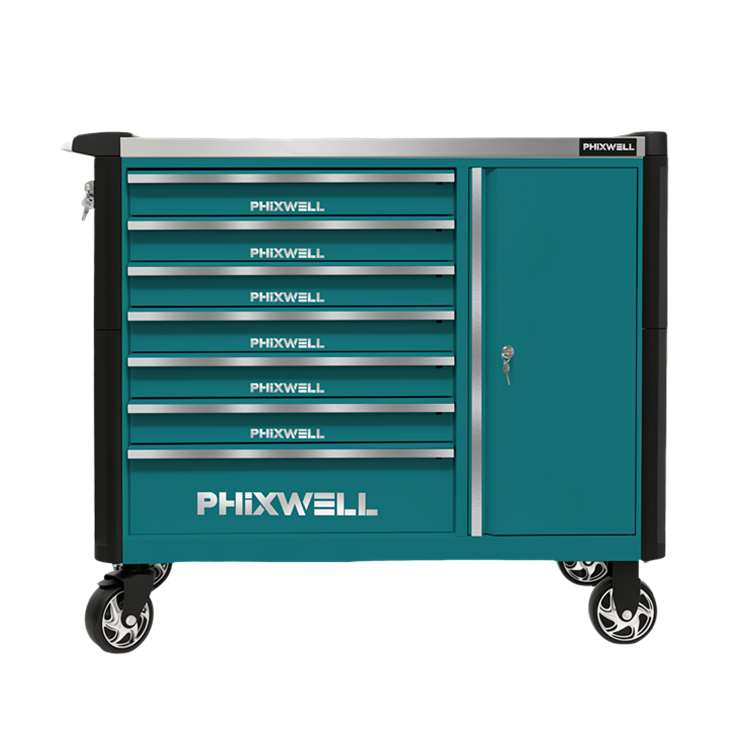 719516 PHIXWELL Armoire à outils nouveau modèle à 7 tiroirs