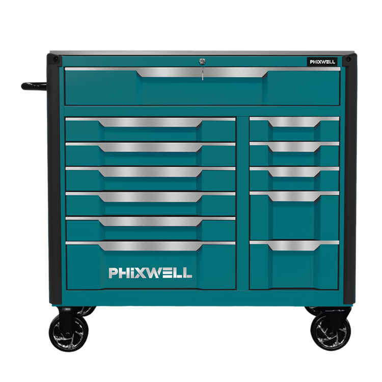719517 NOUVEAU lancement PHIXWELL Armoire à outils 12 tiroirs