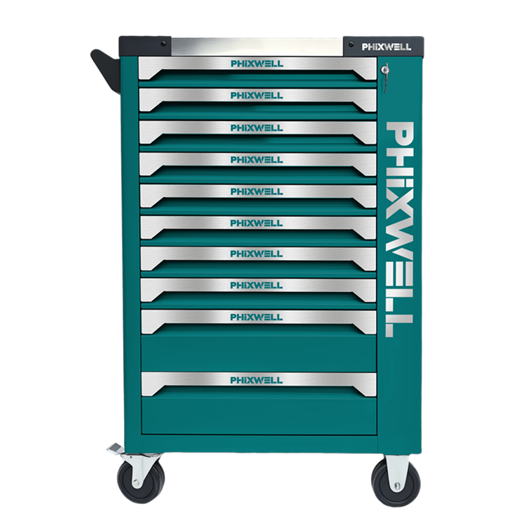 719525 PHIXWELL Armoire à outils 10 tiroirs 719525 PHIXWELL Armoire à outils 10 tiroirs