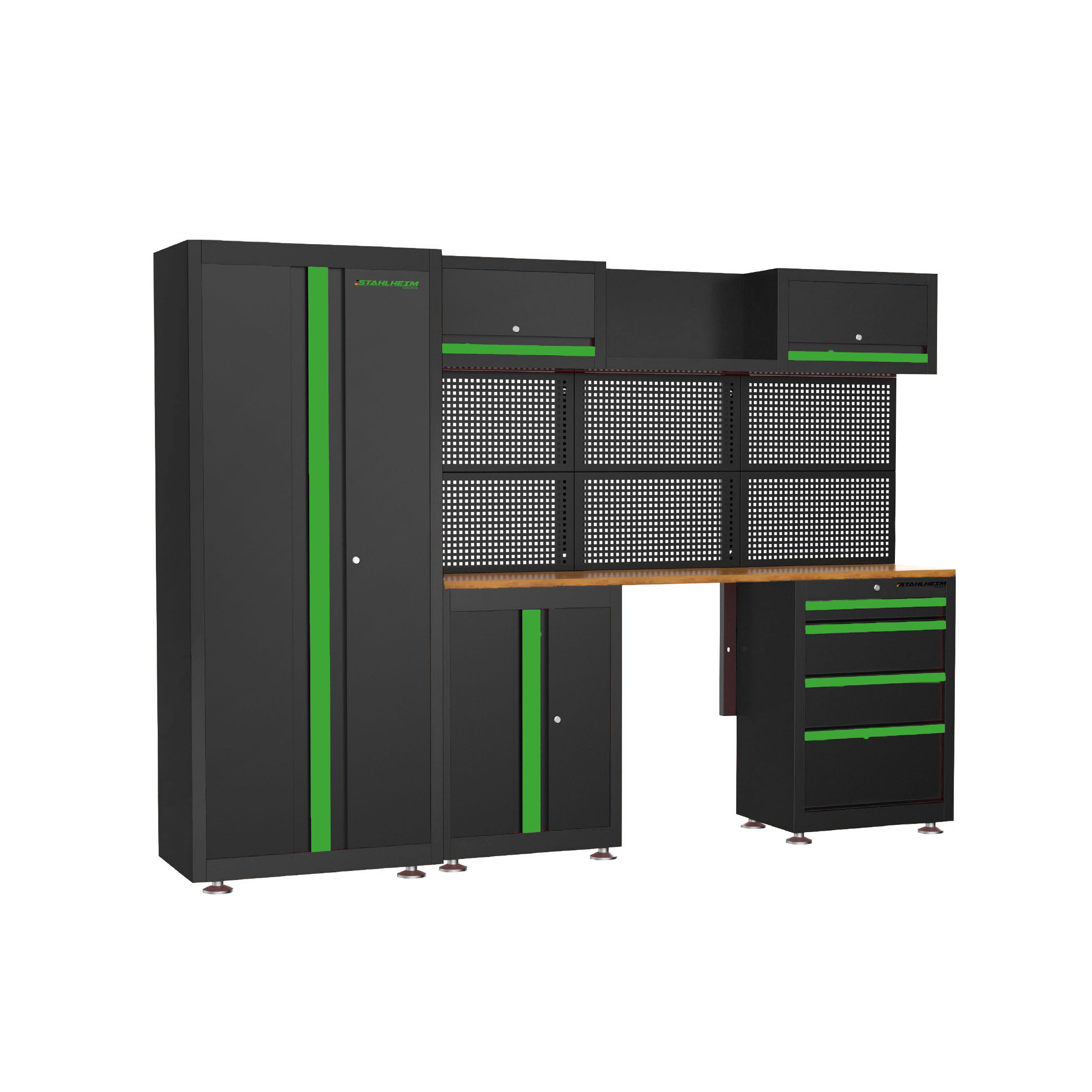Armoire combinée de rangement d'outils multifonctions