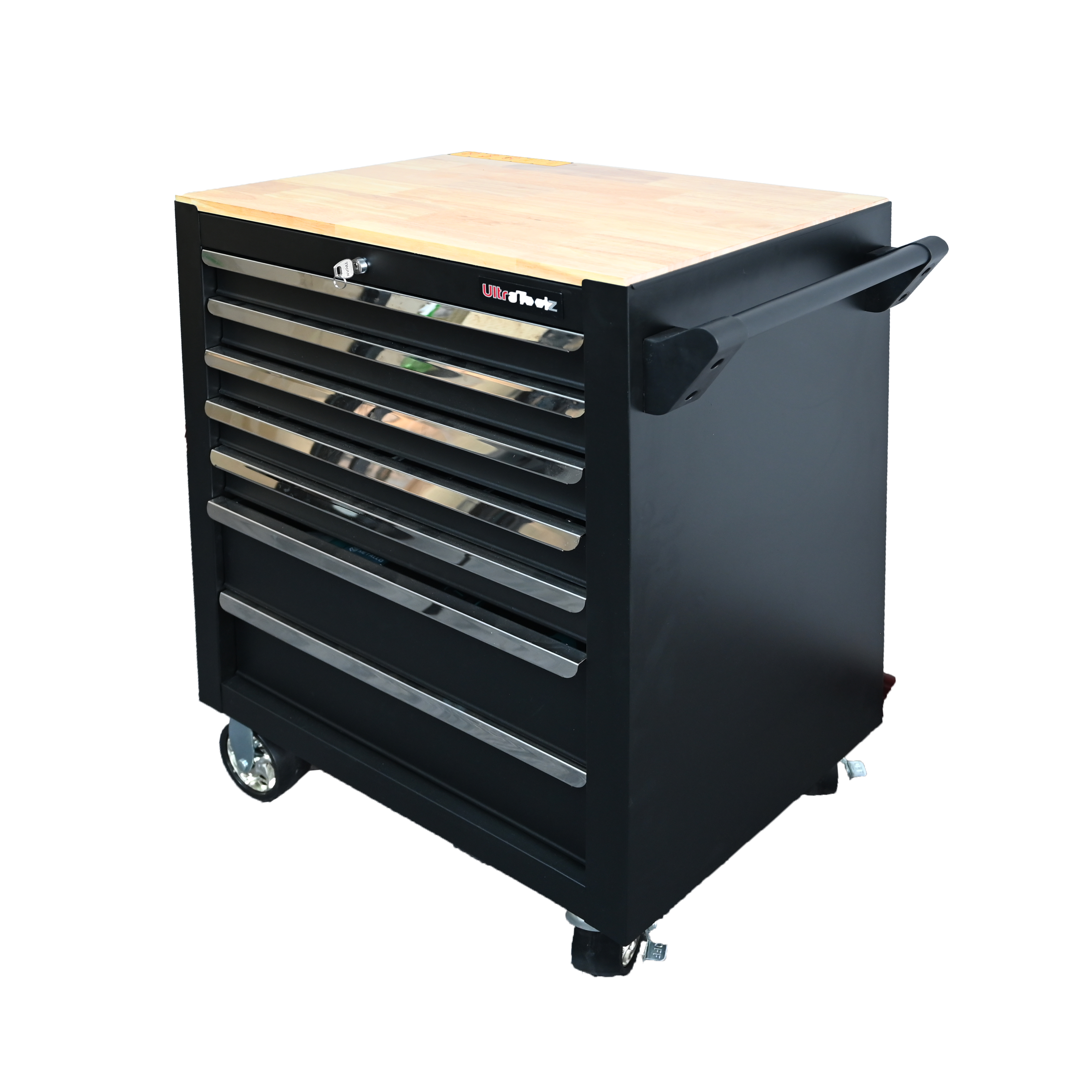 719506 PHIXWELL Meuble de rangement 7 tiroirs avec comptoir en bois