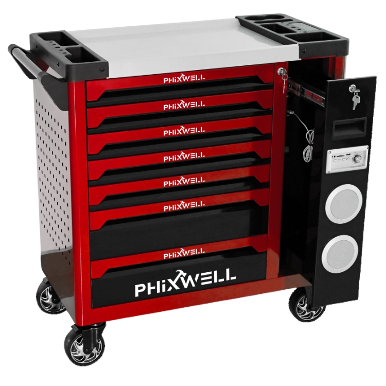 719512 PHIXWELL armoire à outils nouveau modèle avec haut-parleur