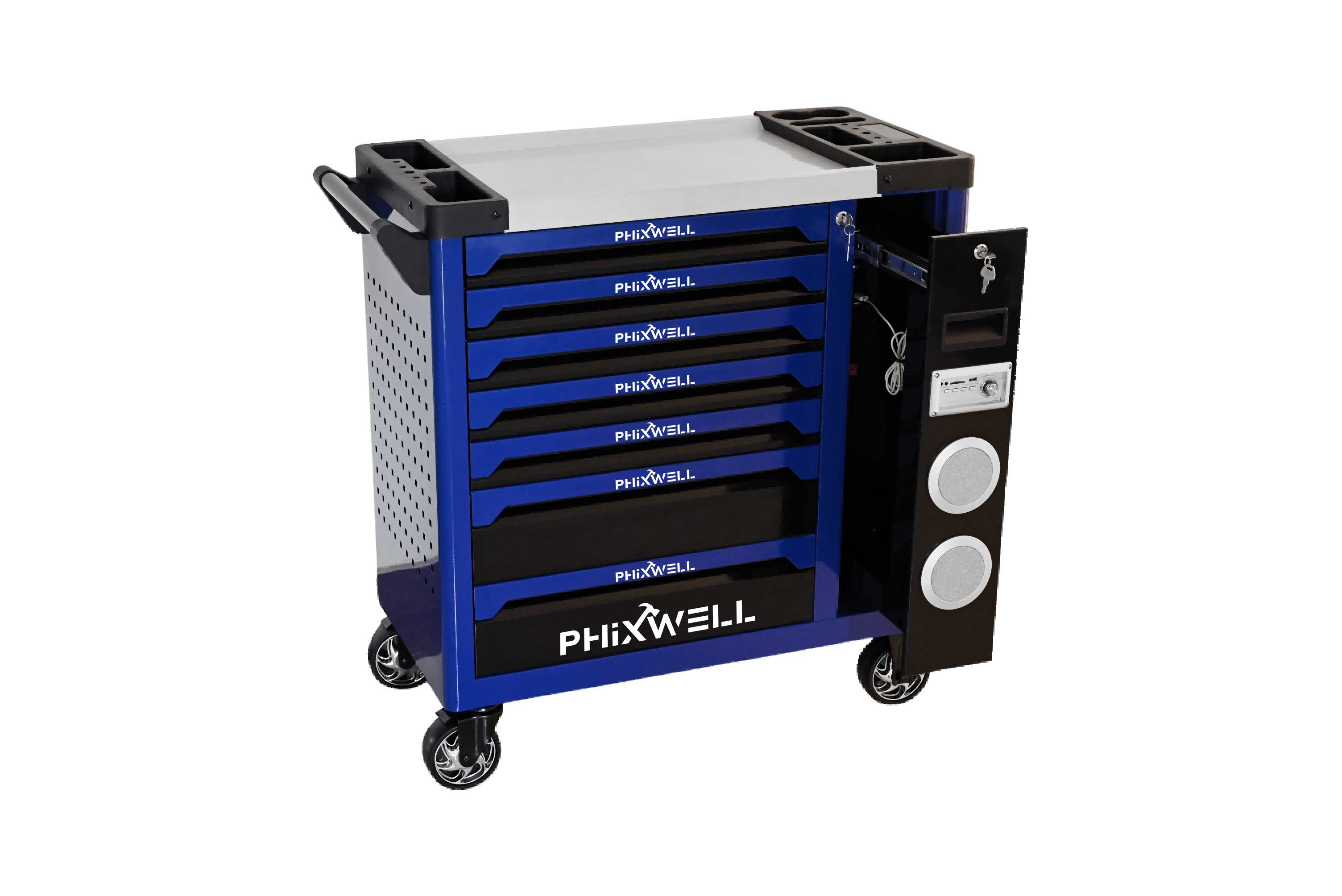 719512 PHIXWELL armoire à outils nouveau modèle avec haut-parleur