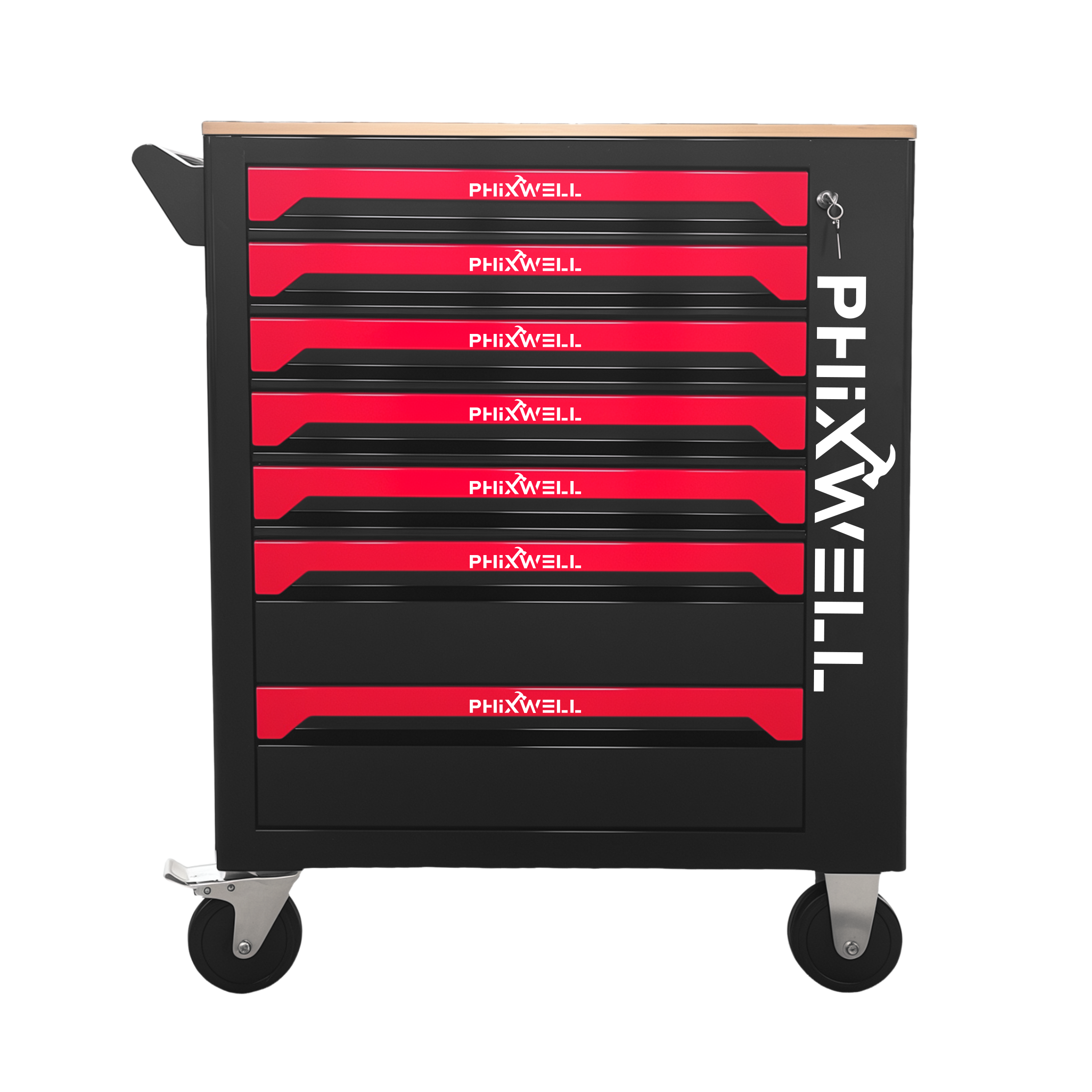 719507 PHIXWELL Armoire à outils 7 tiroirs avec comptoir