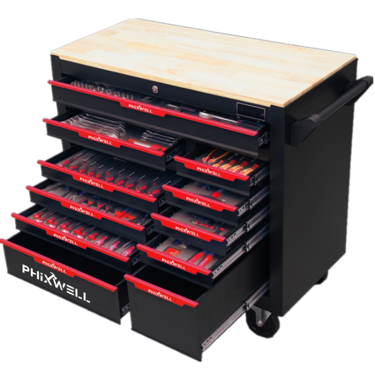 719515 PHIXWELL Armoire à outils 12 tiroirs