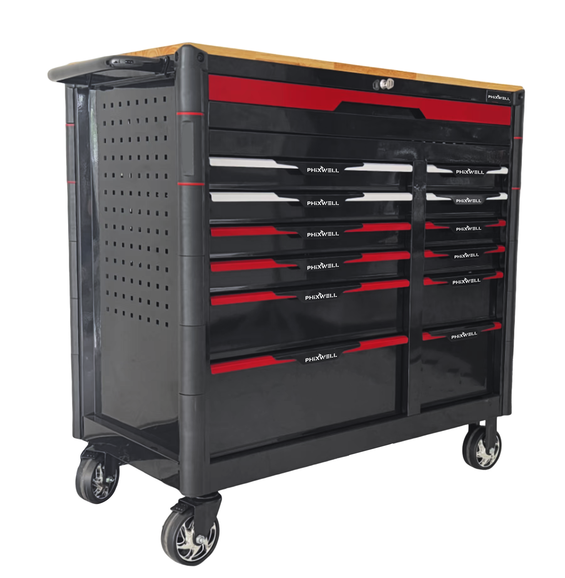 719518 PHIXWELL grande armoire à outils 13 tiroirs