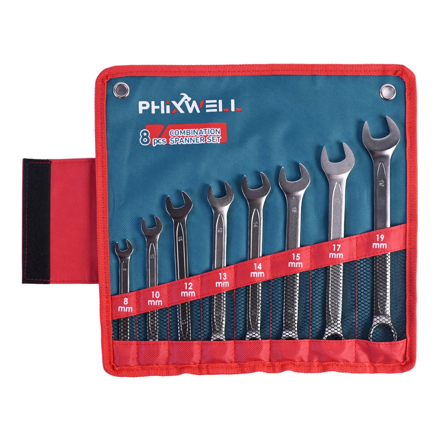 717531 PHIXWELL Jeu de 8 clés mixtes