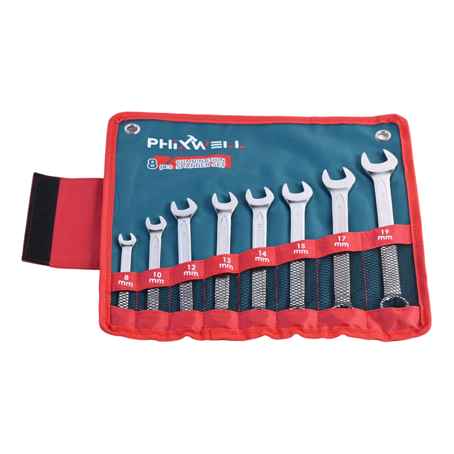 717531 PHIXWELL Jeu de 8 clés mixtes