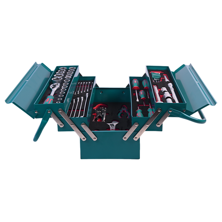 717302 PHIXWELL 56 pièces boîte de fer domestique ensemble d'outils à main
