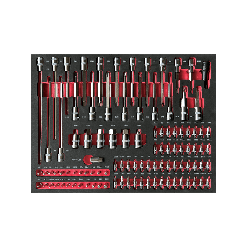 719503 PHIXWELL Ensemble d'outils pour armoire à outils 249 pièces