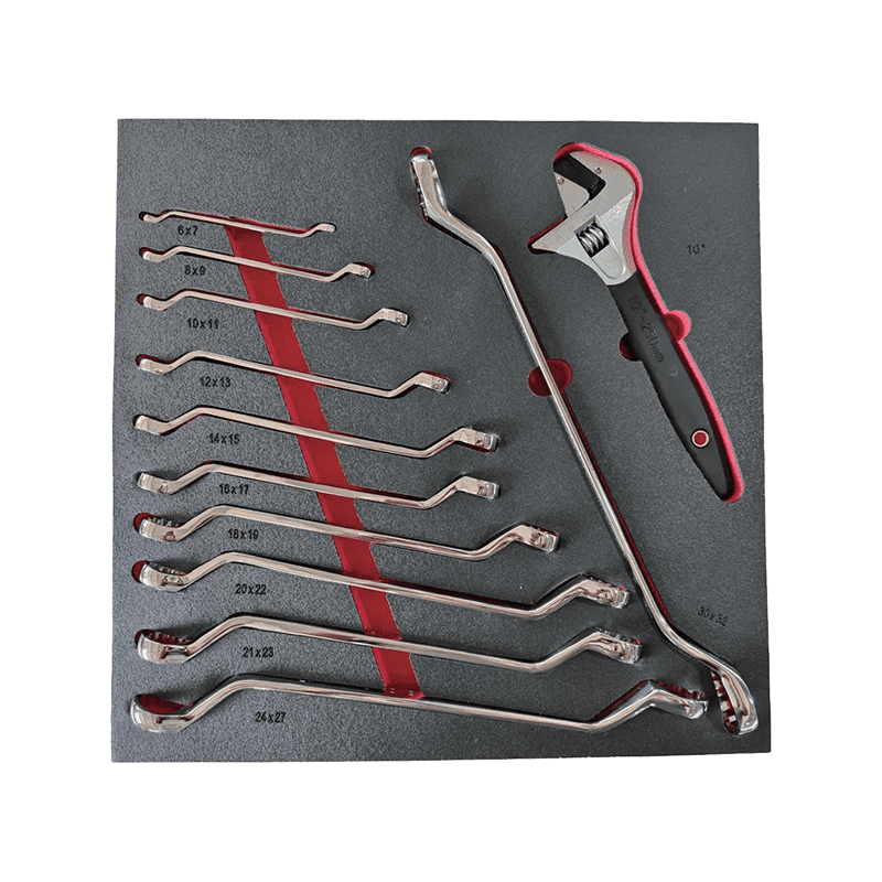 719520PHIXWELL Armoire à outils 11 tiroirs avec ensemble d'outils 377 pièces