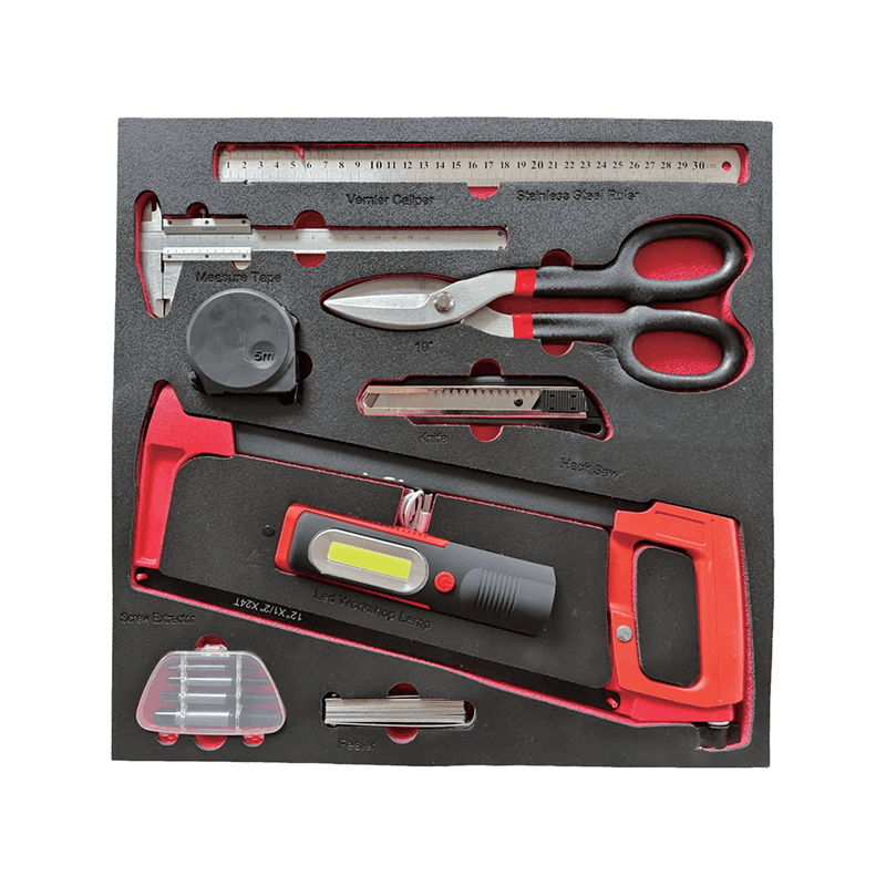 719520PHIXWELL Armoire à outils 11 tiroirs avec ensemble d'outils 377 pièces