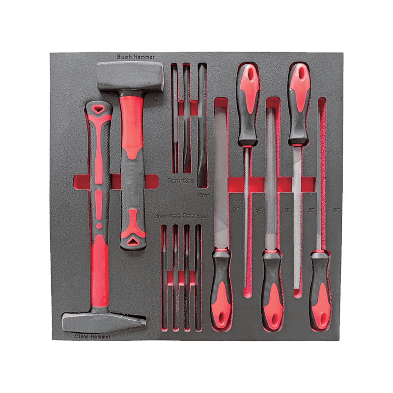 719520PHIXWELL Armoire à outils 11 tiroirs avec ensemble d'outils 377 pièces