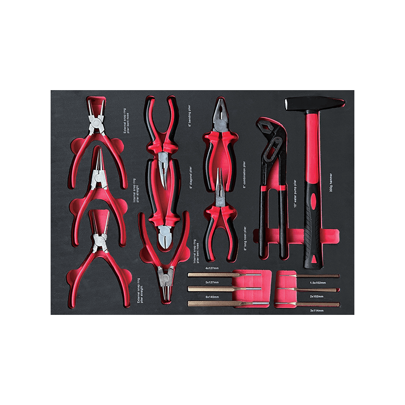 719503 PHIXWELL Ensemble d'outils pour armoire à outils 249 pièces