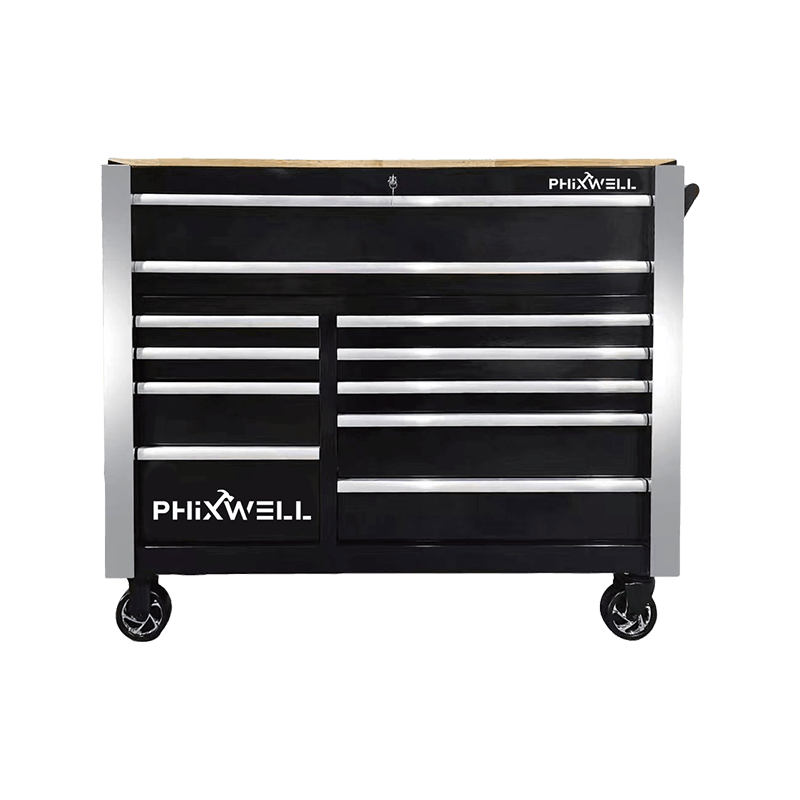 719520PHIXWELL Armoire à outils 11 tiroirs avec ensemble d'outils 377 pièces