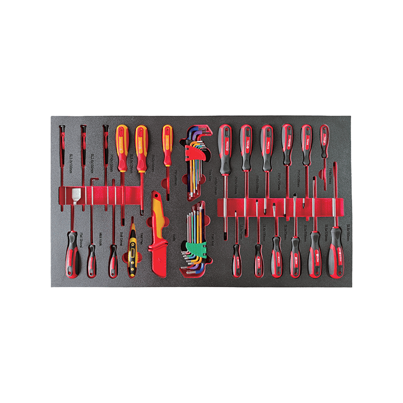 719520PHIXWELL Armoire à outils 11 tiroirs avec ensemble d'outils 377 pièces