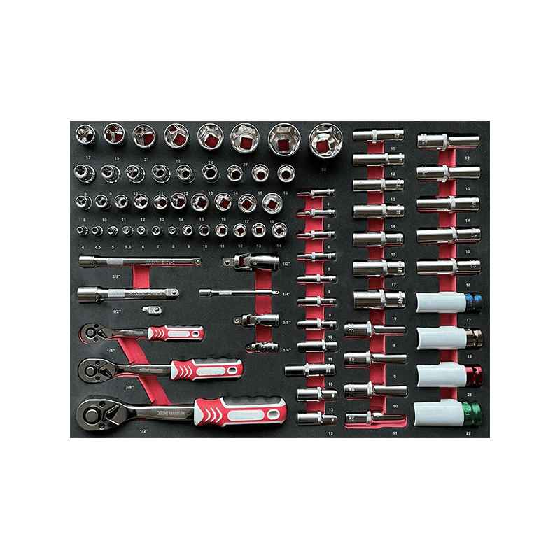 719503 PHIXWELL Ensemble d'outils pour armoire à outils 249 pièces