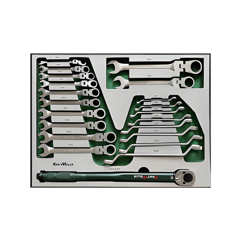 719509 PHIXWELL Armoire de rangement pour outils à 7 tiroirs avec ensemble d'outils de 309 pièces