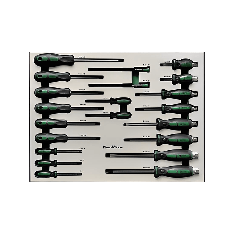719509 PHIXWELL Armoire de rangement pour outils à 7 tiroirs avec ensemble d'outils de 309 pièces